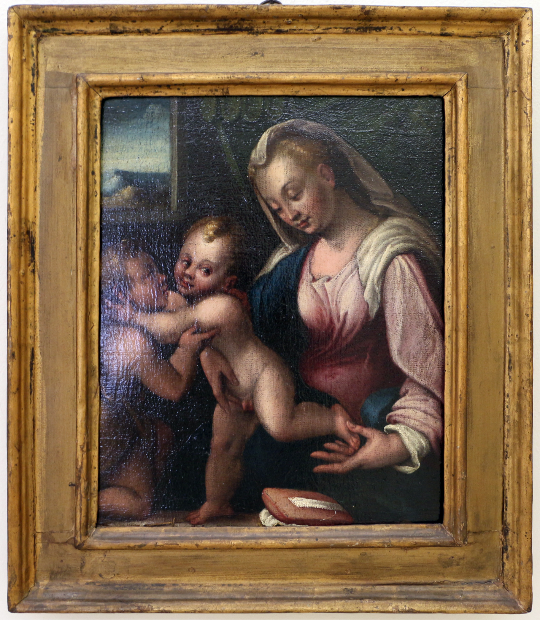 madonna col bambino e san giovannino